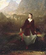 Washington Allston The Spanish Girl in Reverie oil on canvas